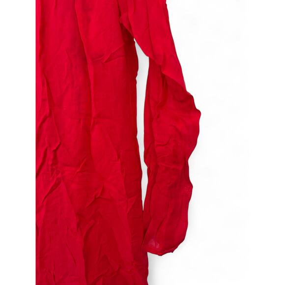 Johnny Was | S | Tunic Top Embroidered Mini Dress Red Floral - Picture 10 of 10